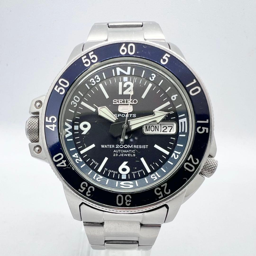 SEIKO 5 SPORTS セイコー ファイブ7S36-01E0自動巻