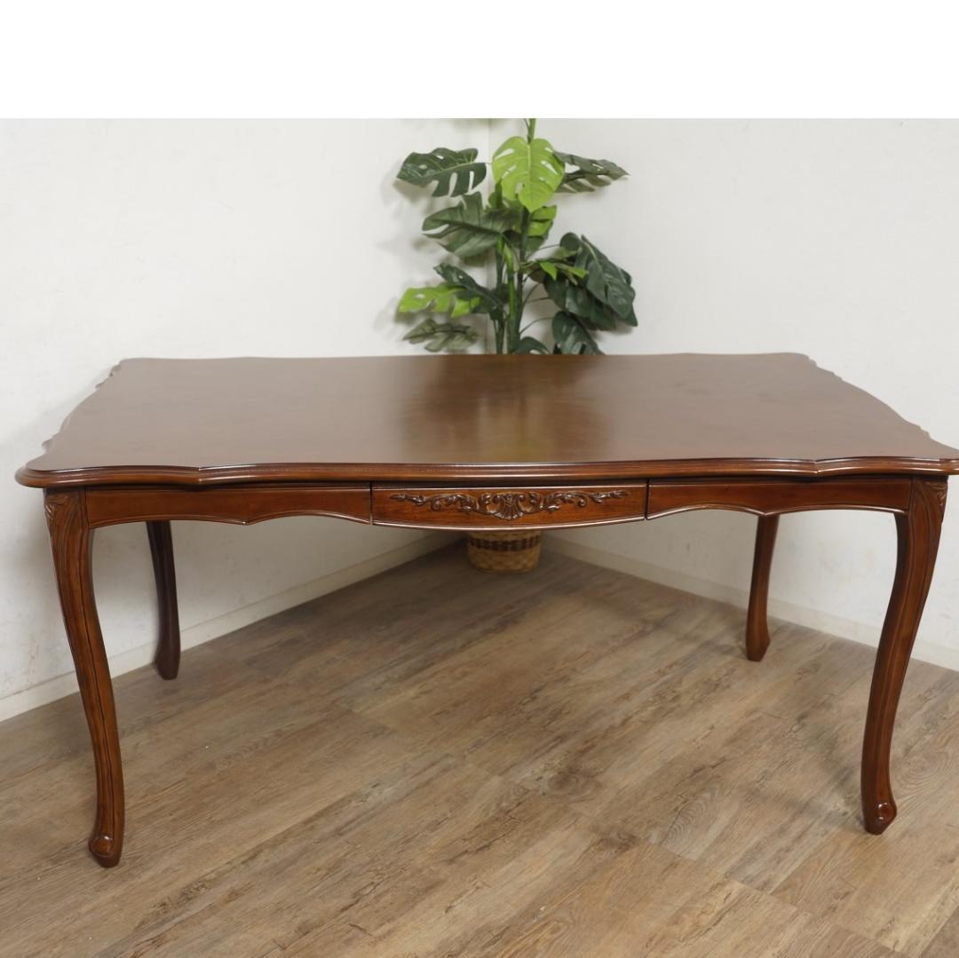 costpado　　ダイニングテーブル　マホガニー　幅135