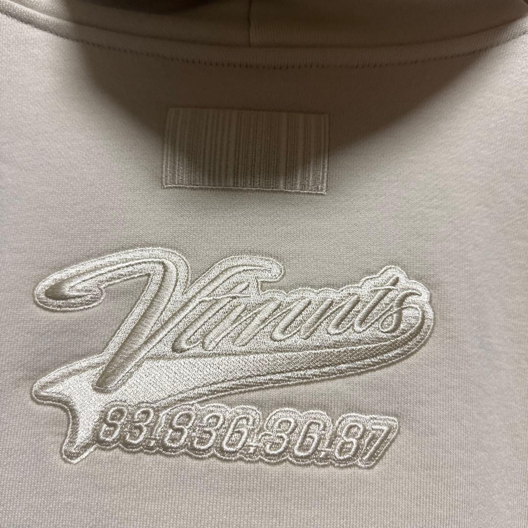 VTMNTS パーカー　ロゴ　刺繍　オーバーサイズ　vetements