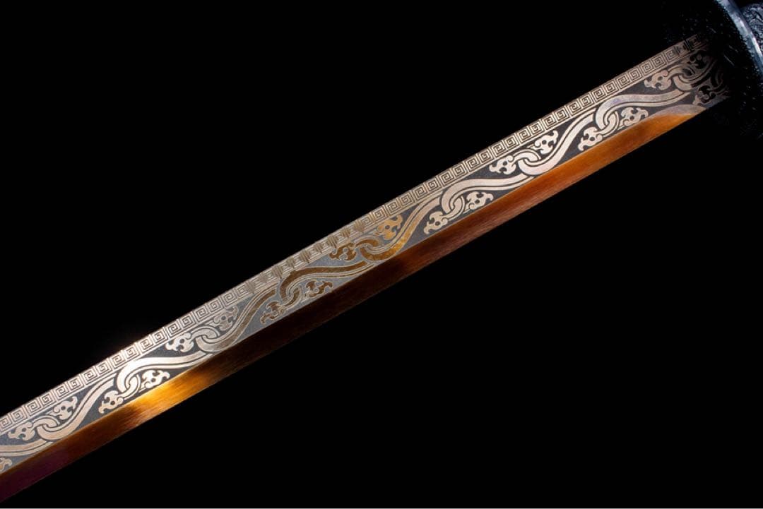 龍鳳墨龍 美術刀 模擬刀 日本刀 模造刀 鑑賞用 武具