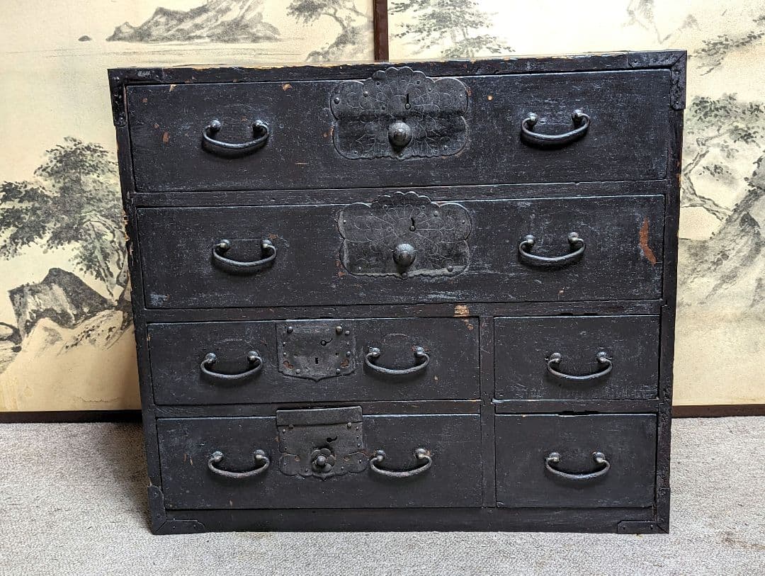 古家具古箪笥古民家家具骨董品アンティークレトロ