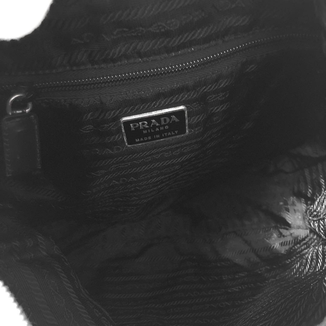 美品　プラダ　PRADA ショルダーバッグ　トートバッグ　黒　ブラック　ナイロン