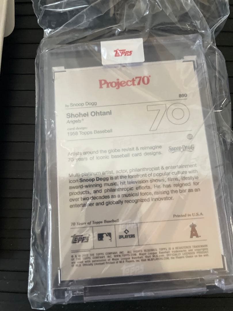 大谷翔平✖︎スヌープドッグ スヌーピー topps project70 ☆Topps