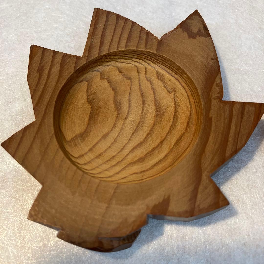 茶道具 香合 一位木(アララギ)使用 もみじ香合 紙箱 配送用桐箱 S61KG