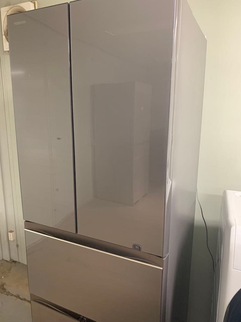 東芝 冷蔵庫　2021年製　6ドア TOSHIBA（東芝） 中古・設置込み 462L 2021年製 6ドア冷凍冷蔵庫