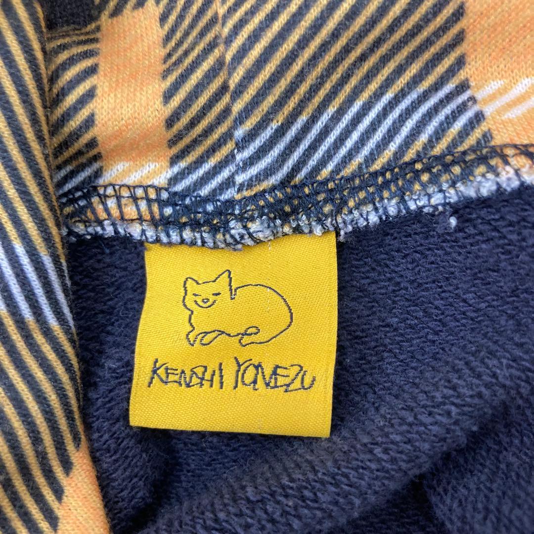 米津玄師 せきついくんパーカー チェック スウェット ジップパーカー