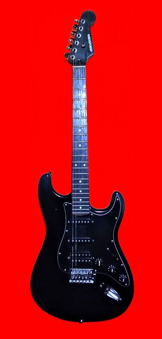 エレキギター ストラトキャスタータイプ ブラック