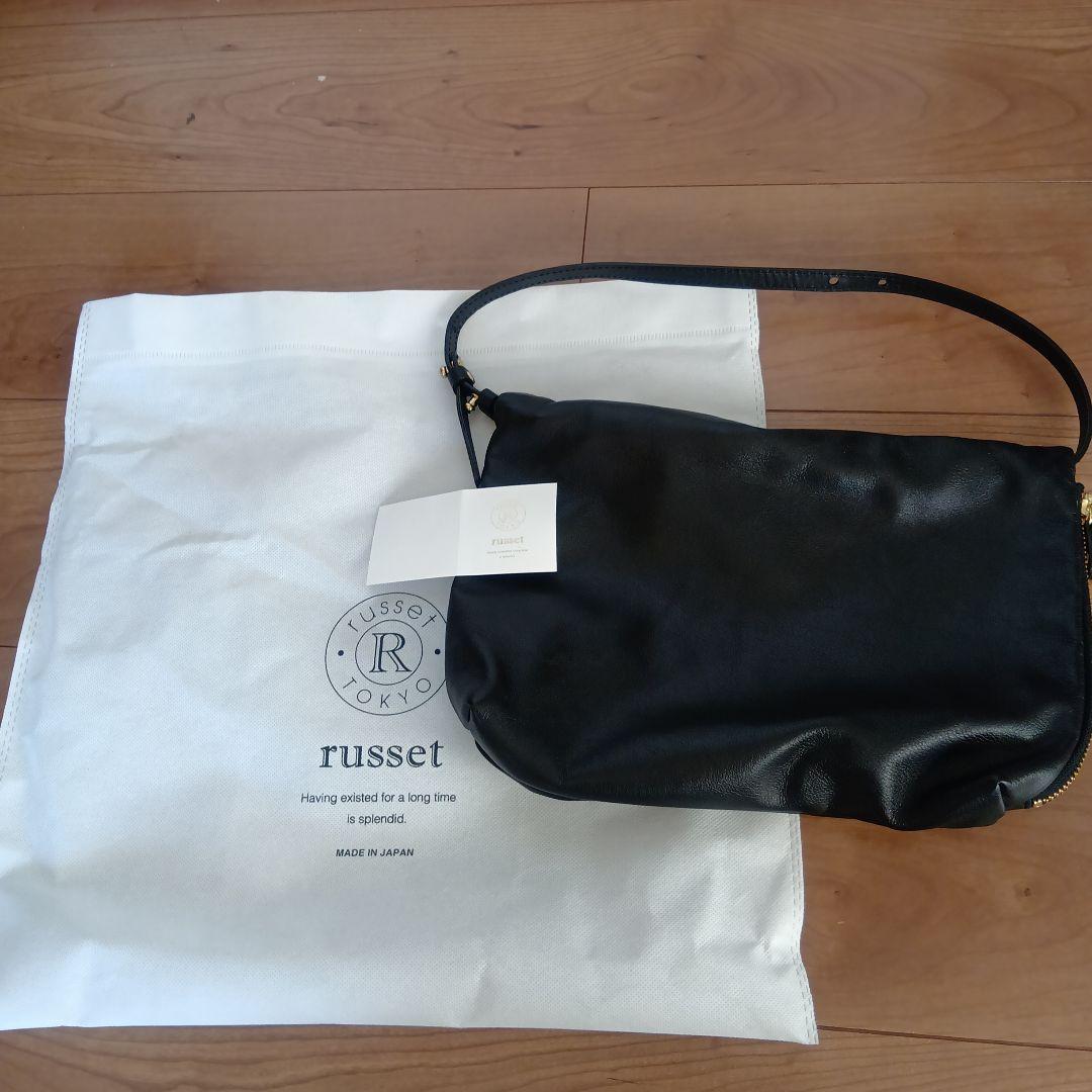 russet ワンショルダー　レザーワンハンドルバッグ　本革　フォーマル　日本製