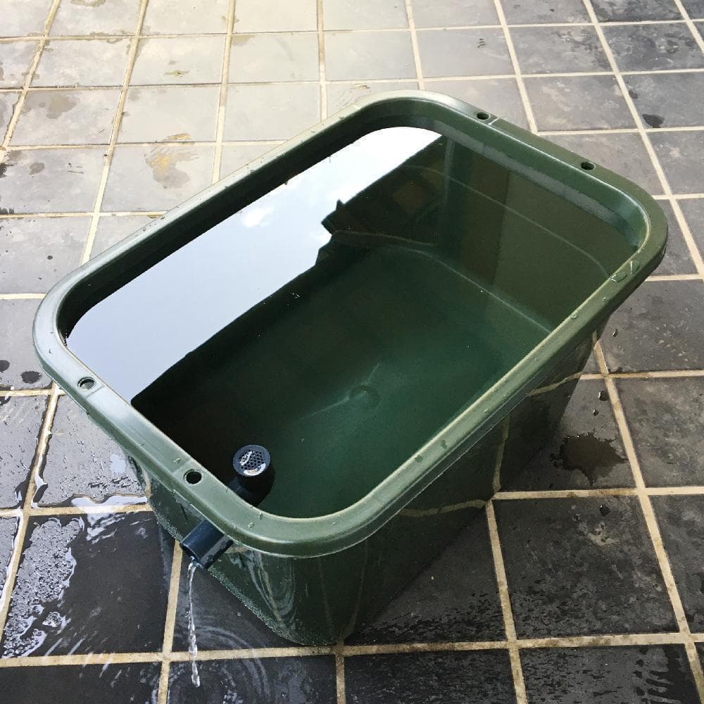 メダカ飼育ケース 36㍑x10個 色組み合わせ自由 オーバーフロー加工付