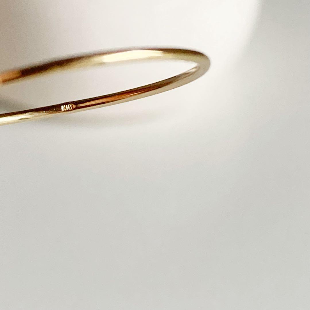 大特価！！早いもの勝ち！新品 日本製 高品質 18金 K18 リング 15号