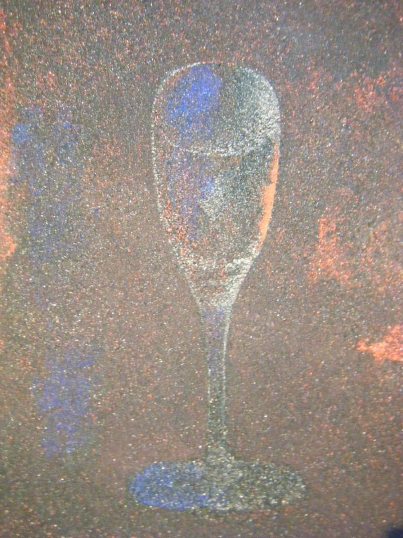 真作】絵画加藤東一日本画4号赤い実日展理事長箱入M48