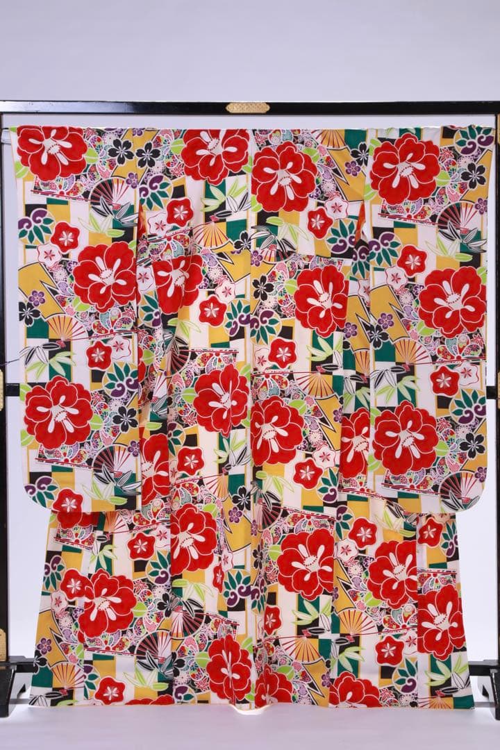 X'mas2日間限定お願下げ中！ 振袖 ほぼ新品 振袖単品 着物 洗える着物