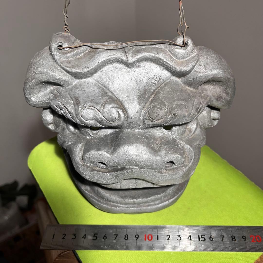 獅子舞 獅子頭 魔除け 厄除け 瓦