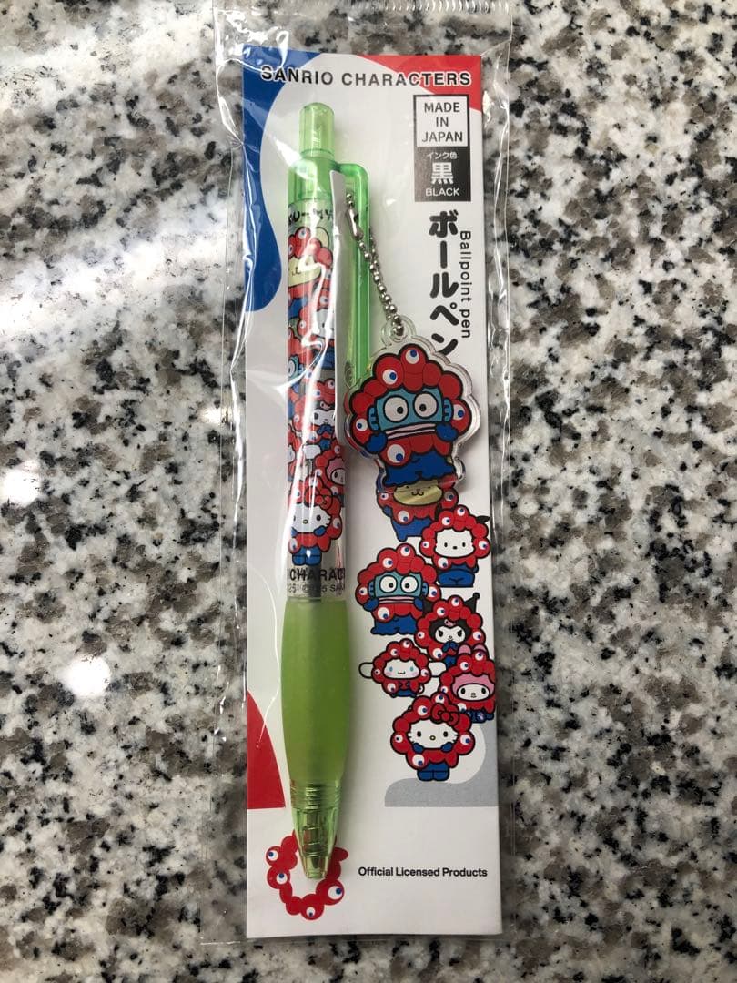 ミャクミャク サンリオ アクリルパーツ付きボールペン ハンギョドン