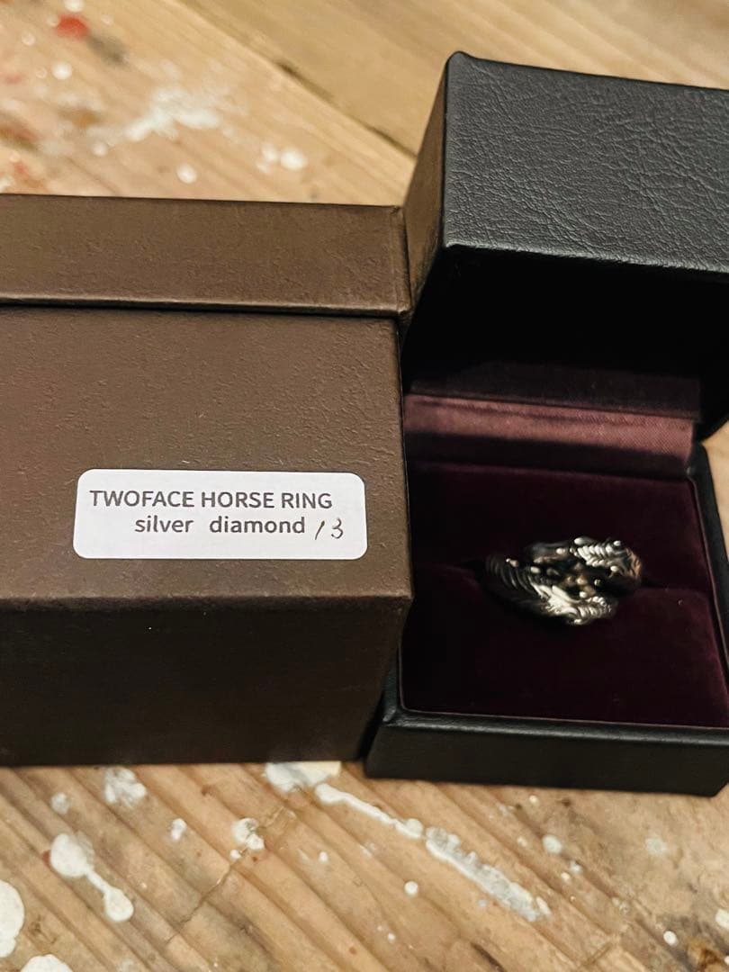 PEANUTS&CO TWOFACE HORSE RING 13号