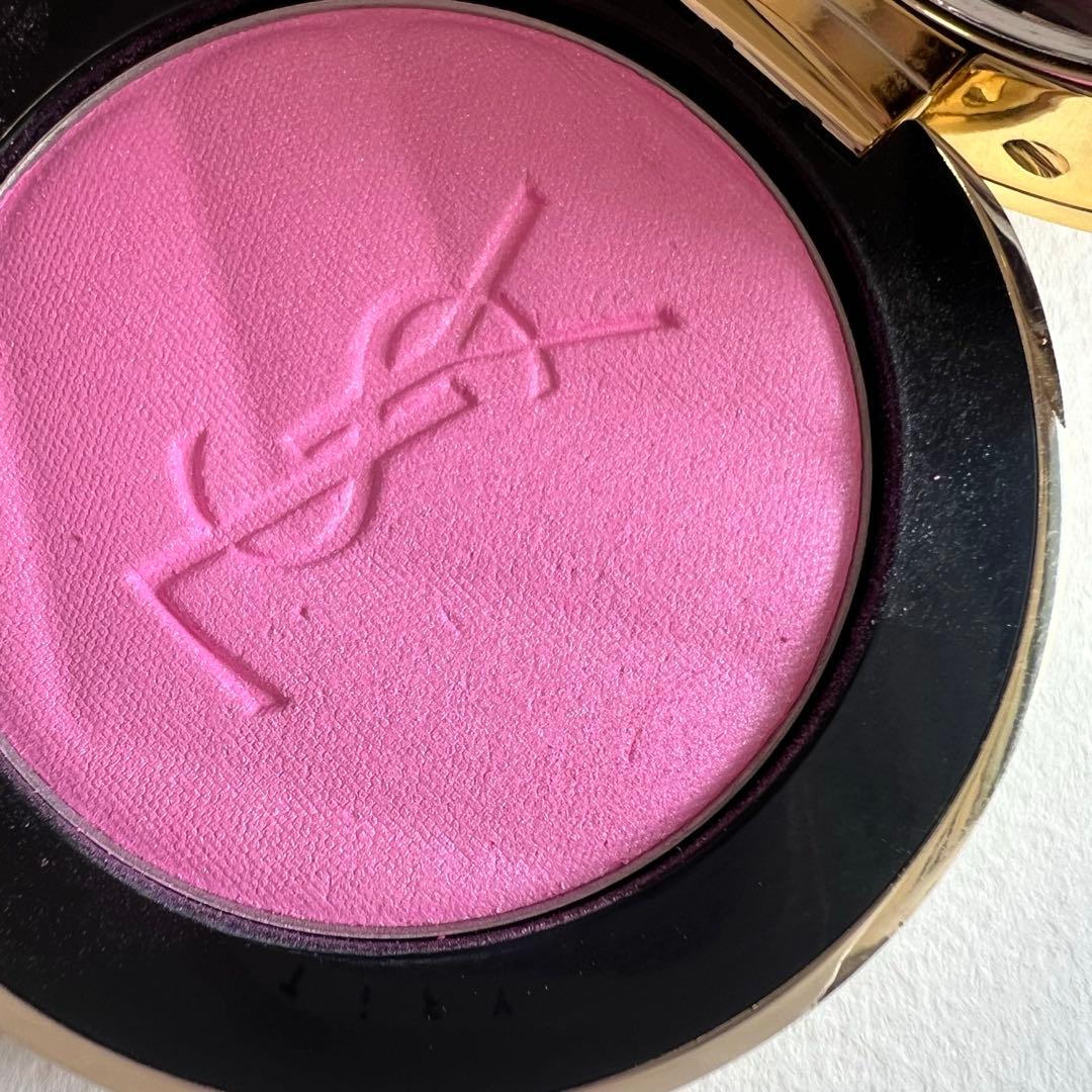 YSL メイクミーブラッシュ パウダー42 ベビードール ピンク