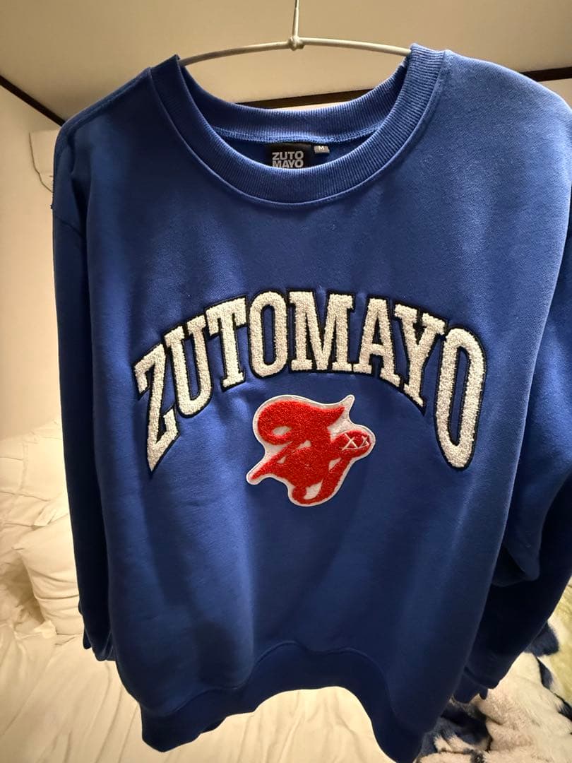 ずとまよ スウェットシャツ Navy M-Lサイズ Zutomud Sweatshirt (Navy