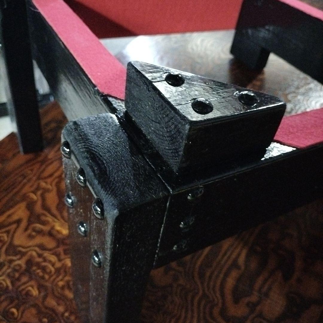 長胴太鼓 平打ち 立奏太鼓台 1.4尺用中古品② 和