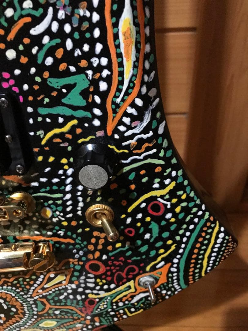 HIDEモデル FERNANDES MG-100X アメーバペイズリーペイント - メルカリ