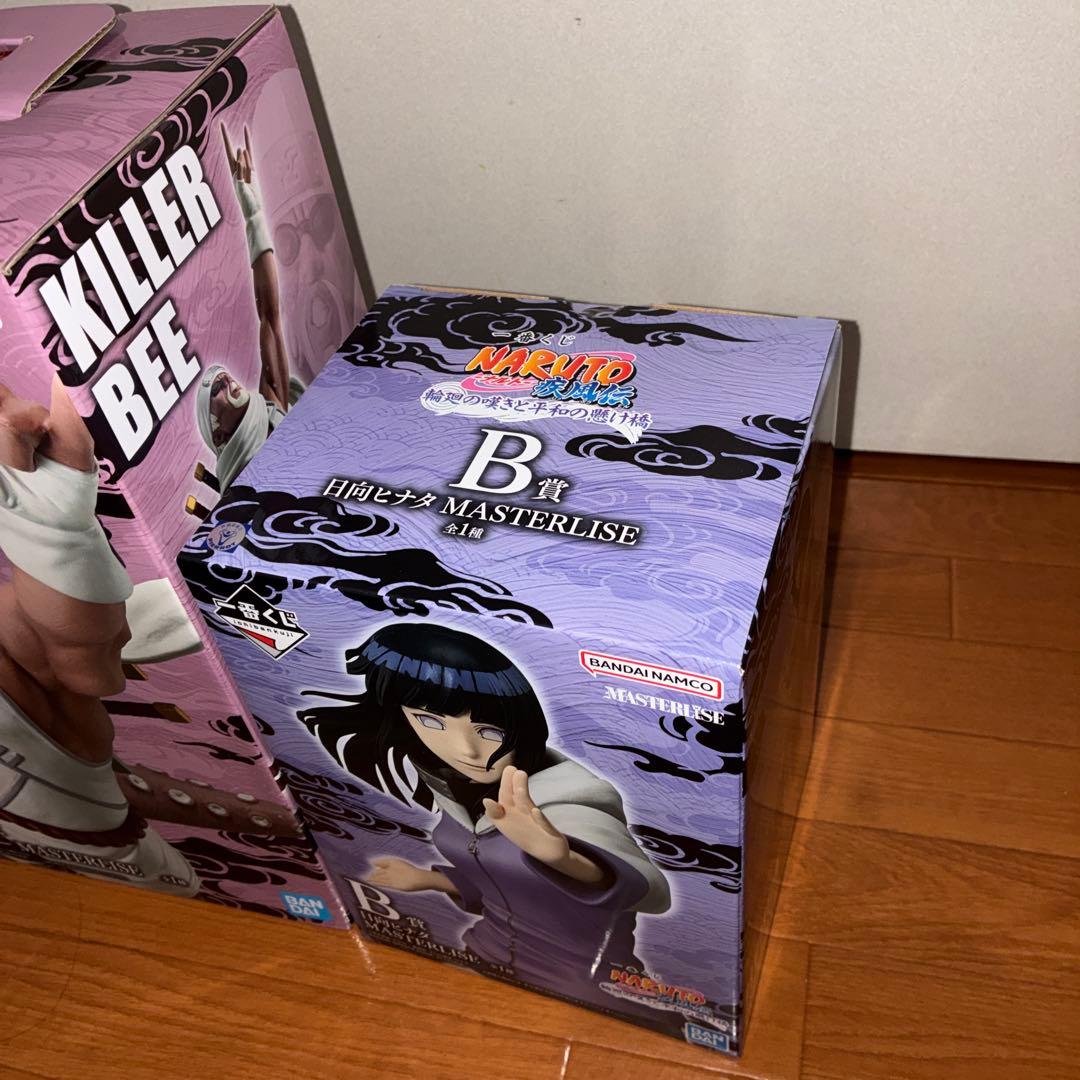 一番くじ ナルト疾風伝 B賞ヒナタ D賞キラービー フィギュアおまけ