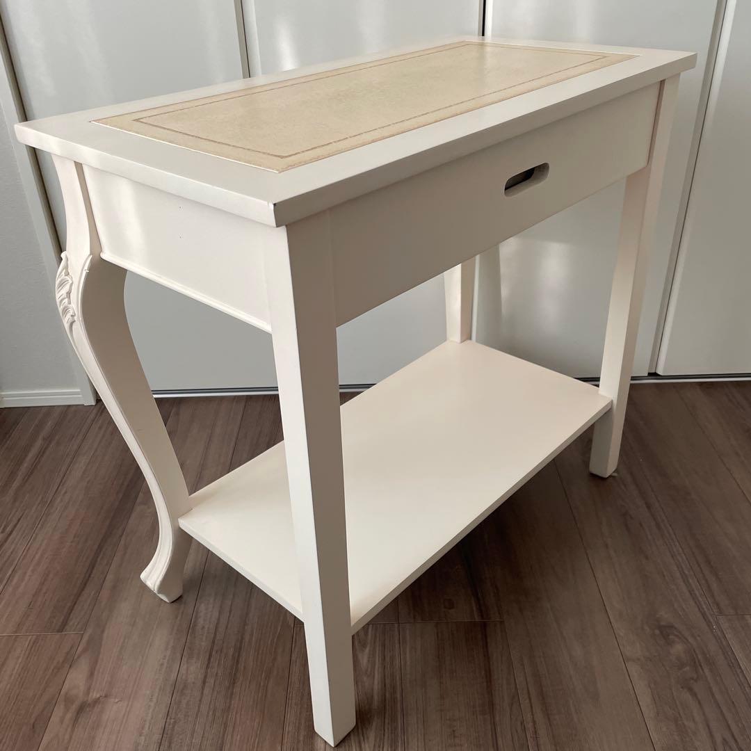 猫脚　ネコ脚　アンティーク　パソコンデスク　家具　机　テーブル　花台　フラワー