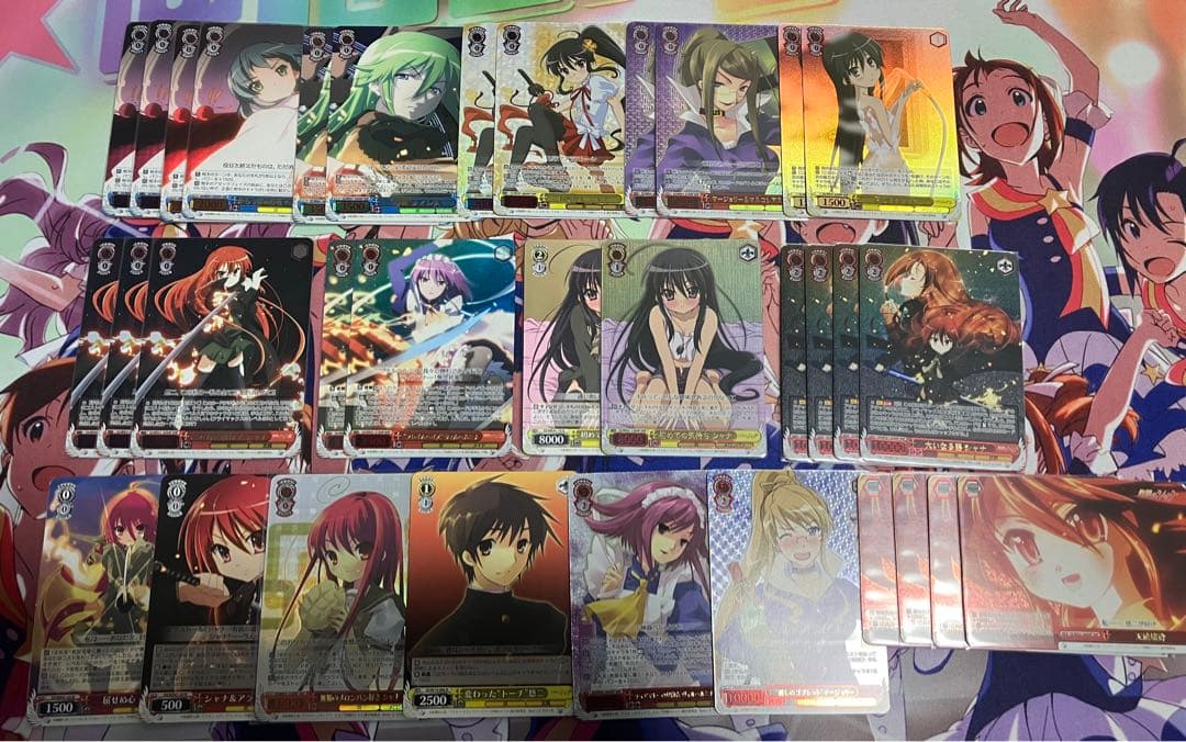 WS ヴァイスシュヴァルツ 灼眼のシャナ デッキ+パーツ　SHP多め