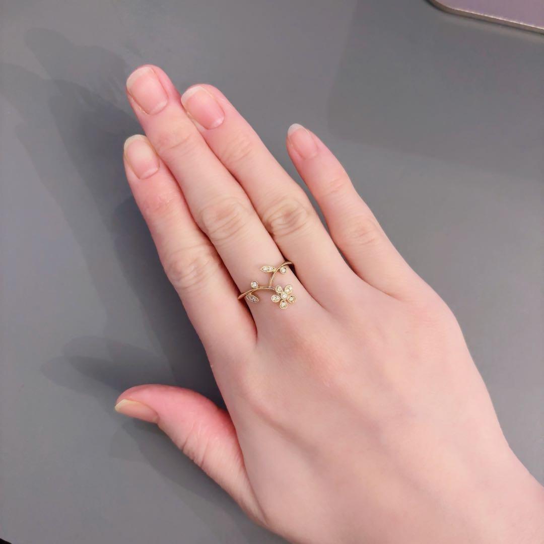 最終値下げ　Abheri アベリ　リング　指輪　8.5号　ピンクゴールド