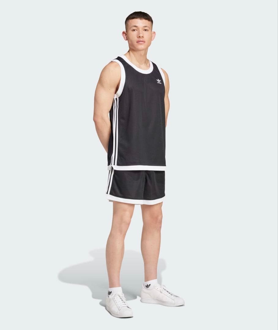 極美品】adidas アディダス タンクトップ ノースリーブ メッシュ 2XL