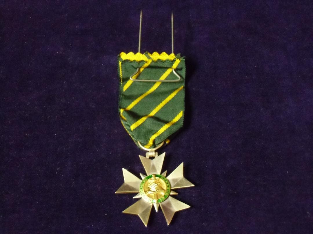 Ｆフランス軍＊１９５３～６３年＊戦闘戦功メダル＊シュバリエ級（実物）