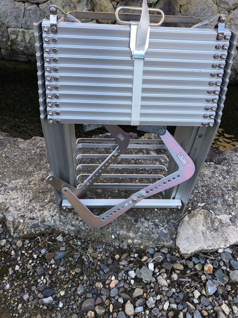 金属製 避難はしご つり下げはしご(伸縮式)(B15)