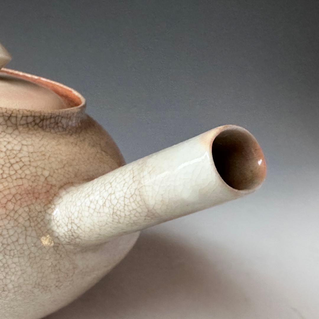 煎茶道具 ボーフラ 湯沸かし 村田亀水 京焼 煎茶道 稽古 茶会 陶芸