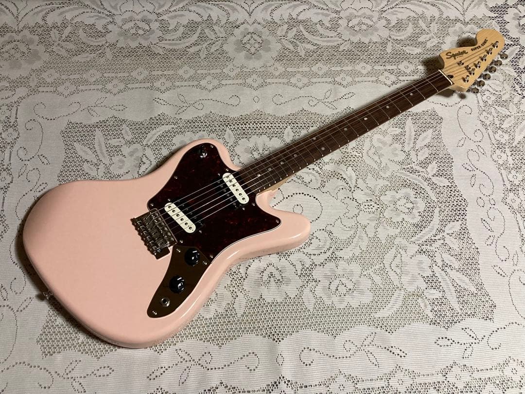 ギター Squier by Fender Super-Sonic Shell Pink