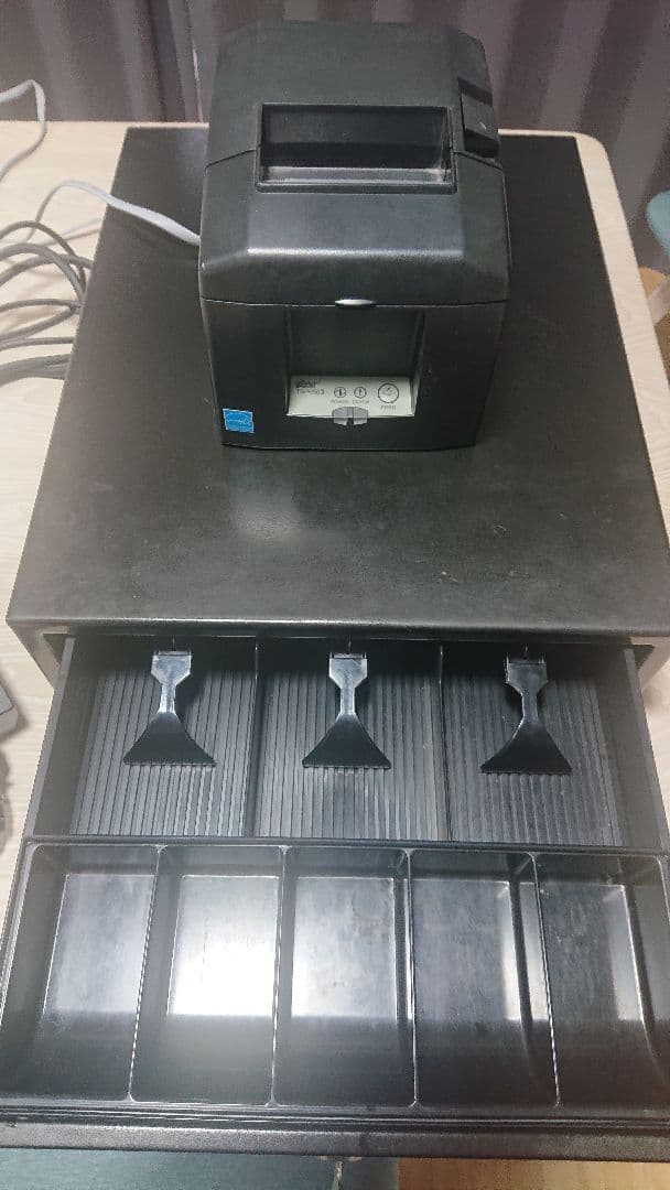 エアレジ対応】レシートプリンター＆ドロアー TSP650II レジロール17巻