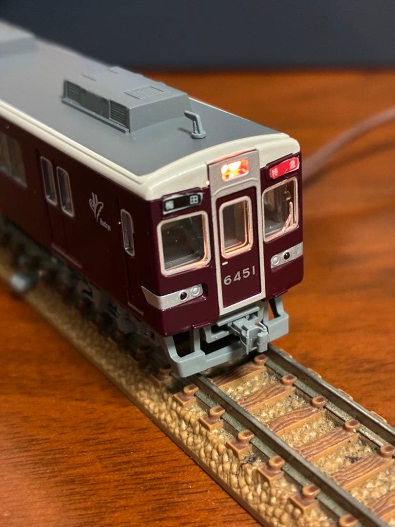阪急6300系8両　kato ライト点灯動力動作確認済