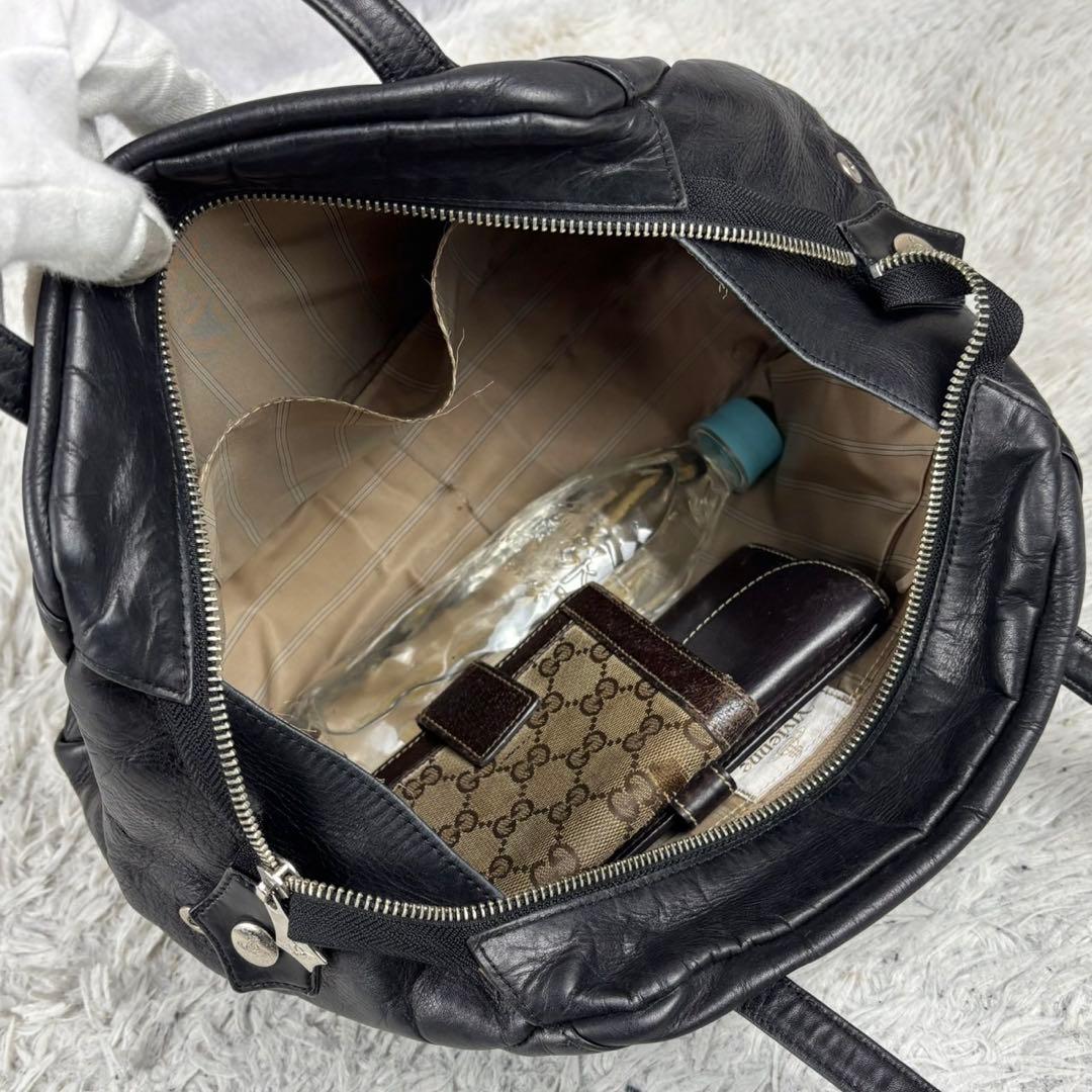 美品 Vivienne Westwood レザー ボストンバッグ トート オーブ