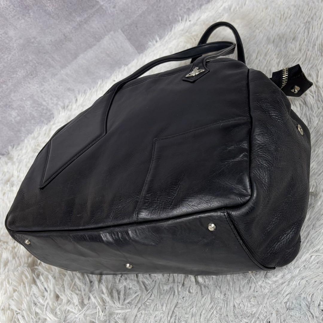 美品 Vivienne Westwood レザー ボストンバッグ トート オーブ