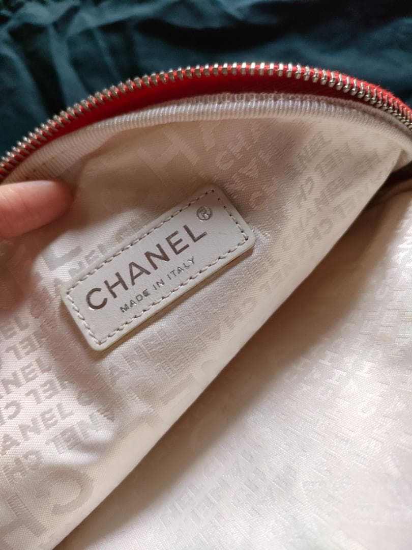 CHANEL フラワー柄 クラッチバッグ