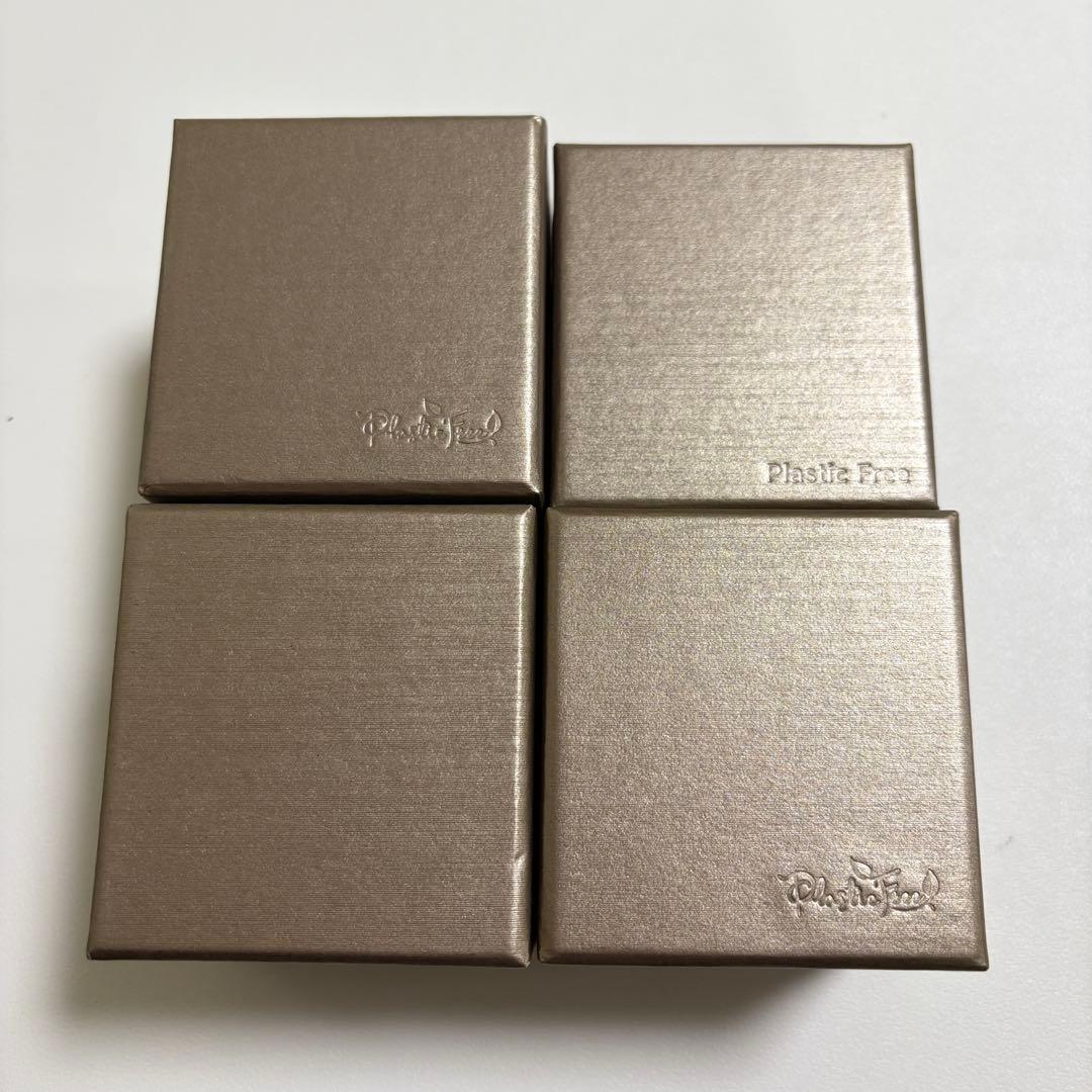 ブルガリ リングケース 空箱 4個セット 現行品 リボン付き