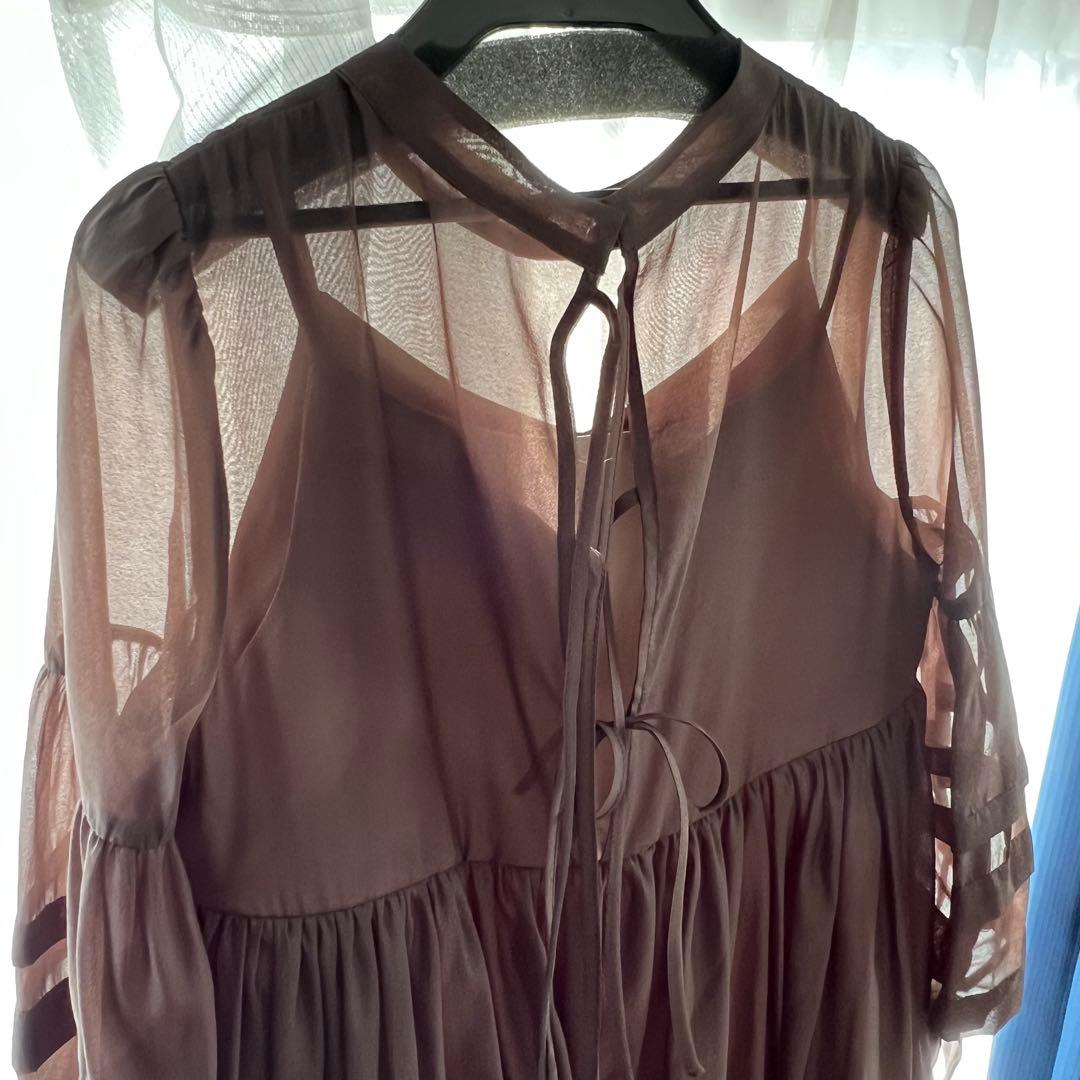 etoll. ベビーコアシアーボリュームドレス オケージョン ワンピース 結婚式