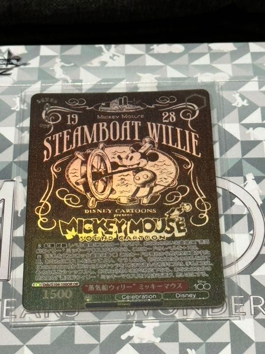 ヴァイス Disney100 蒸気船ウィリー ミッキーマウス OR 美品