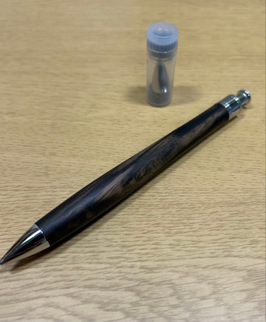 【最終値下げ】工房楔　黒柿　0.5mmシャープペンシル