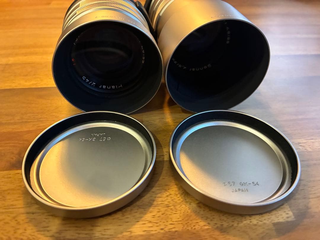 CONTAX G1 フィルムカメラ 名品Gレンズ3本 SET＋CR-2電池2本