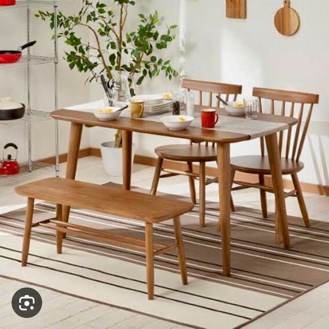 【期間限定 12/30まで】ニトリ ダイニングテーブル ナッツ 幅130 美品