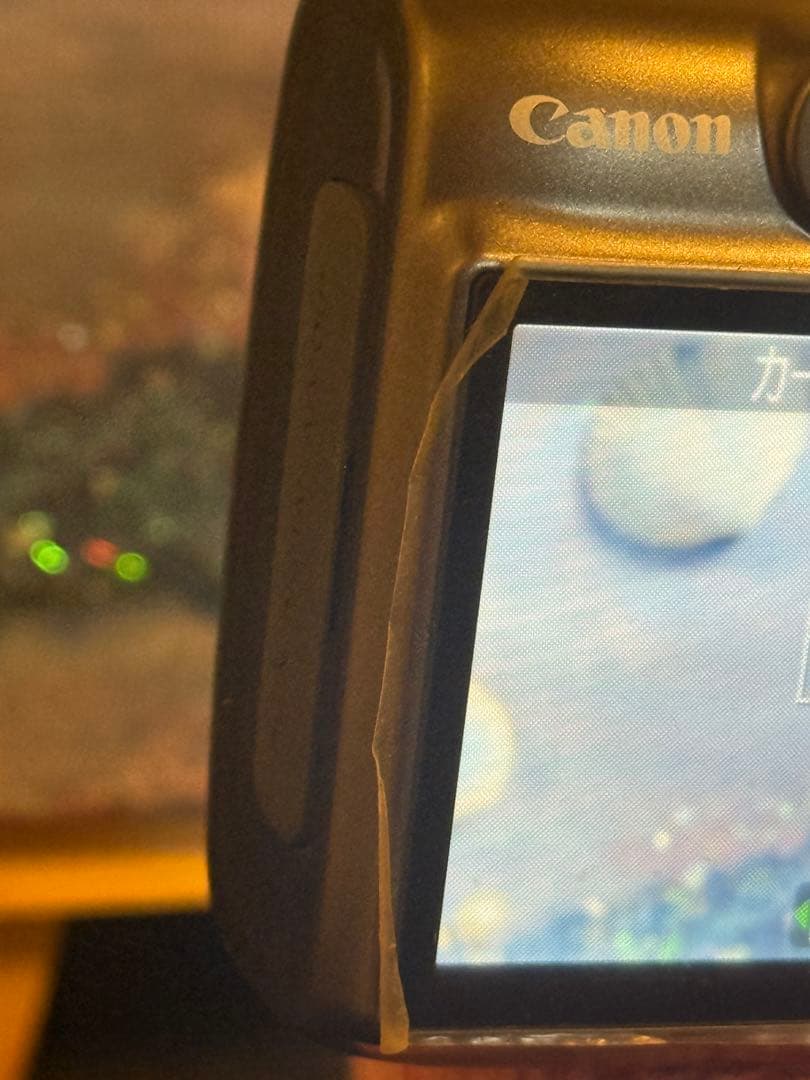 動作確認・液晶カバー付】Powershot A590 IS Canonコンデジ Canon