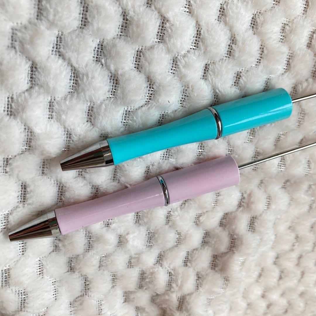 カスタムボールペンビーズボールペンオリジナルハンドメイドDIY 推し活