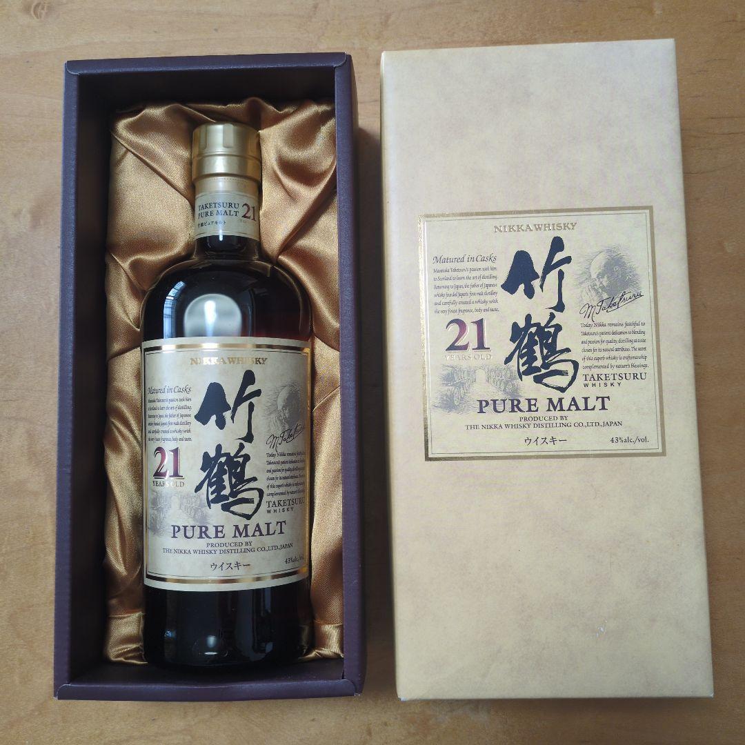 竹鶴 21年 ピュアモルトウイスキー 700ml ニッカウヰスキー（NIKKA WHISKY） 竹鶴21年 ウイスキー ピュアモルト
