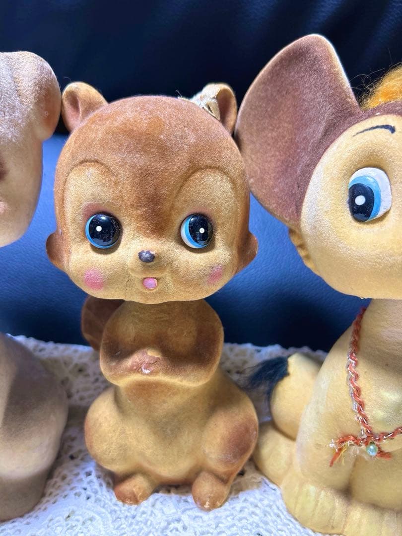 蚤の市　アンティークドール　置物　貯金箱