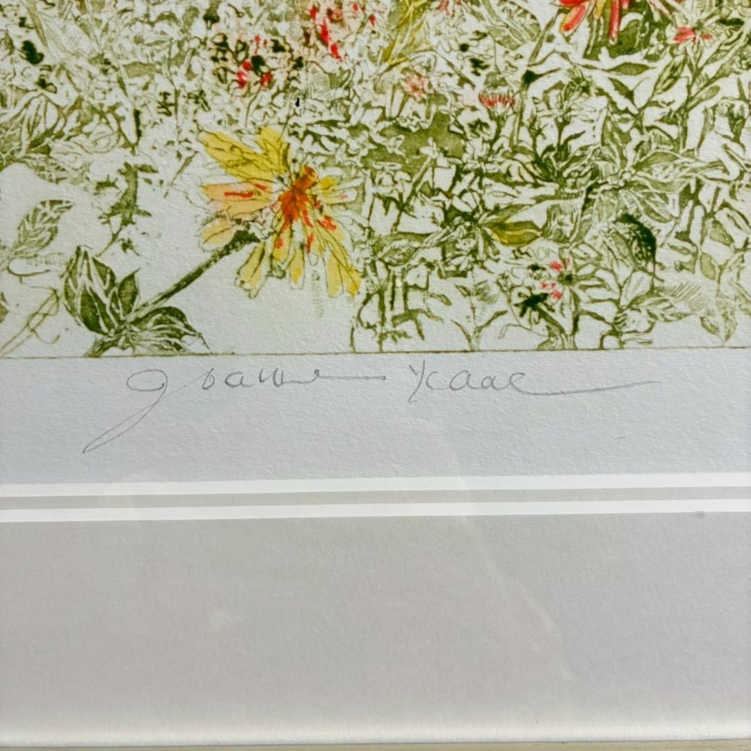 美品 ジョアン・アイザック「The Garden」ジクレー 直筆サイン・保証書