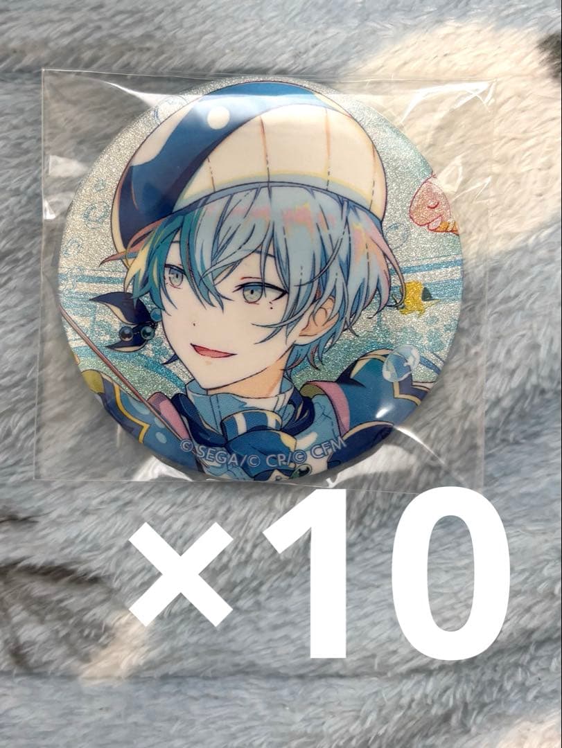 プロセカ 青柳冬弥 グリ缶 46b 予約商品】グリッター缶バッジ イベントイラストコレクション vol.46 B