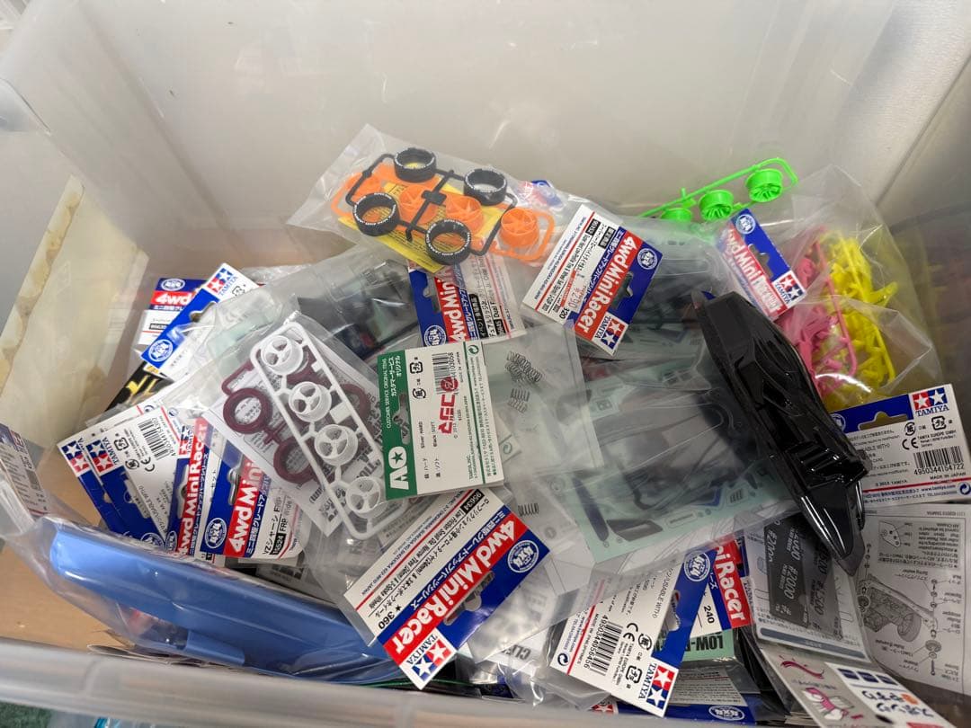 ミニ四駆パーツと工具　引退セット